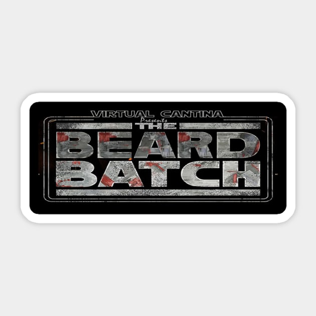 Beard Batch Logo Sticker by Virtual Cantina 